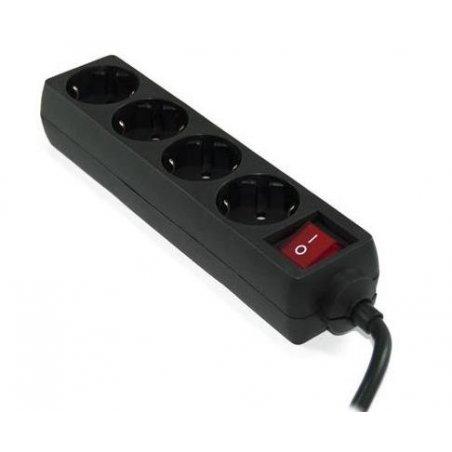 REGLETA 4 TOMAS+INTERRUPTOR 3GO 1.5M.