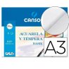 PAPEL ACUARELA CANSON BASIK A3 370GR.MINIPACK 6H. 