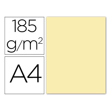 CARTULINA IRIS A4 CREMA P/50
