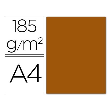 CARTULINA IRIS A4 CHOCOLATE P/50