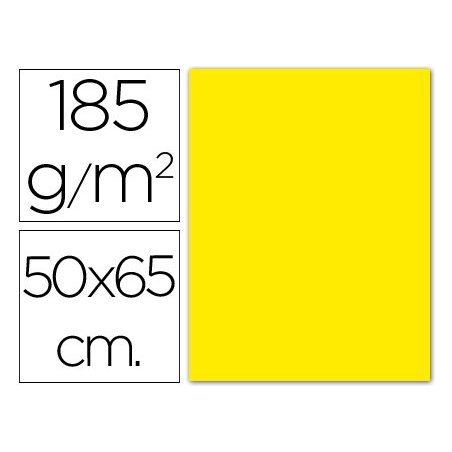 CARTULINA IRIS 50X65CM. AMARILLO CANARIO