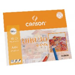 PAPEL DIBUJO CANSON BASIK A3 130GR. P/10H.