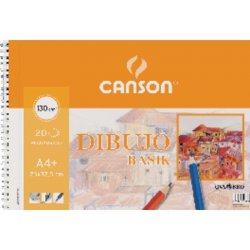BLOC DIBUJO CANSON BASIK A3+ ESPIRAL 150GR. 20H.