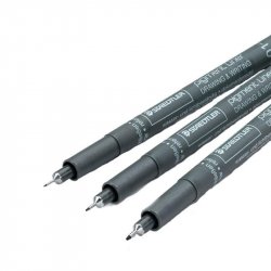 ROTULADOR STAEDTLER PIGMENT LINER 308 NEGRO EST/3