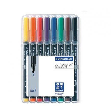 ROTULADOR PERMANENETE LUMOCOLOR 318 P/F EST/8