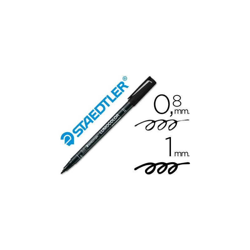 ROTULADOR PERMANENETE LUMOCOLOR 317 P/M NEGRO