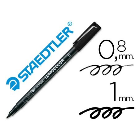 ROTULADOR PERMANENETE LUMOCOLOR 317 P/M NEGRO