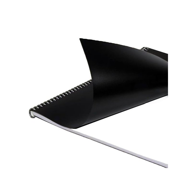 PORTADA PP OPACO NEGRO DHP A4 0.45 P/100