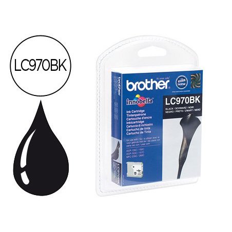 BROTHER CARTUCHO LC970BK NEGRO