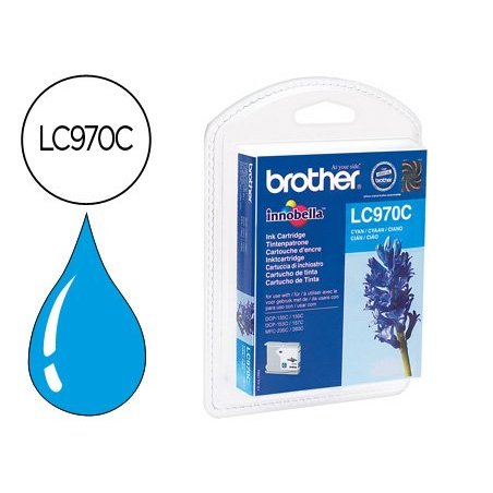 BROTHER CARTUCHO LC970C CYAN
