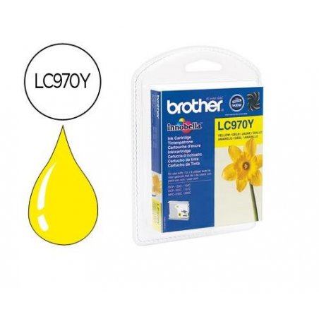 BROTHER CARTUCHO LC970Y AMARILLO