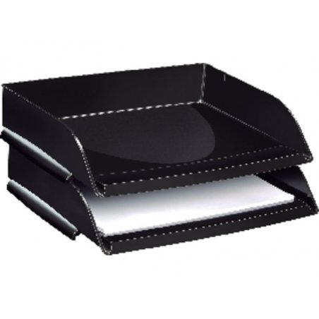 BANDEJA DE SOBREMESA PLASTICO CEP APAISADA NEGRO