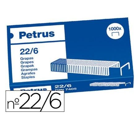 GRAPAS PETRUS 22/6 COBREADAS C/1000