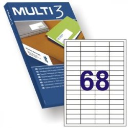 ETIQUETA ADHESIVA BLANCA...