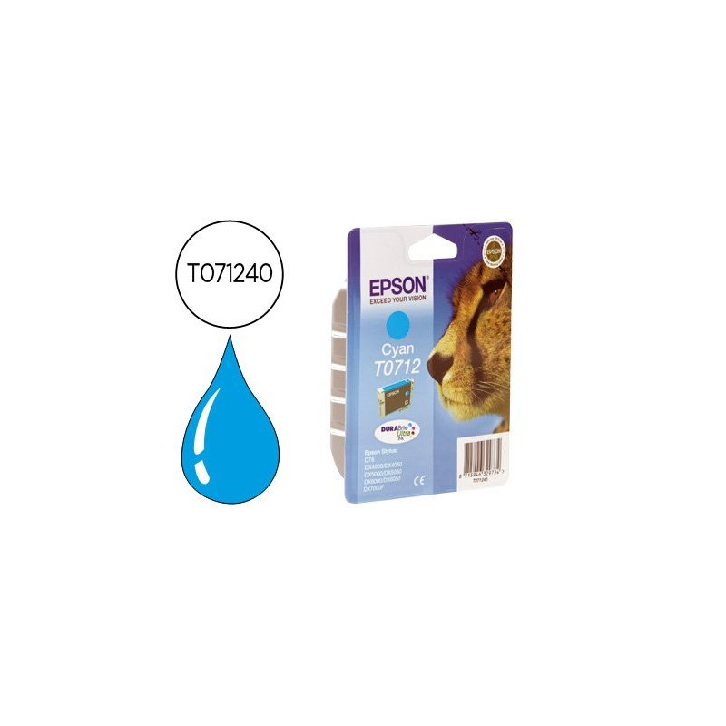 EPSON CARTUCHO T071240 CYAN