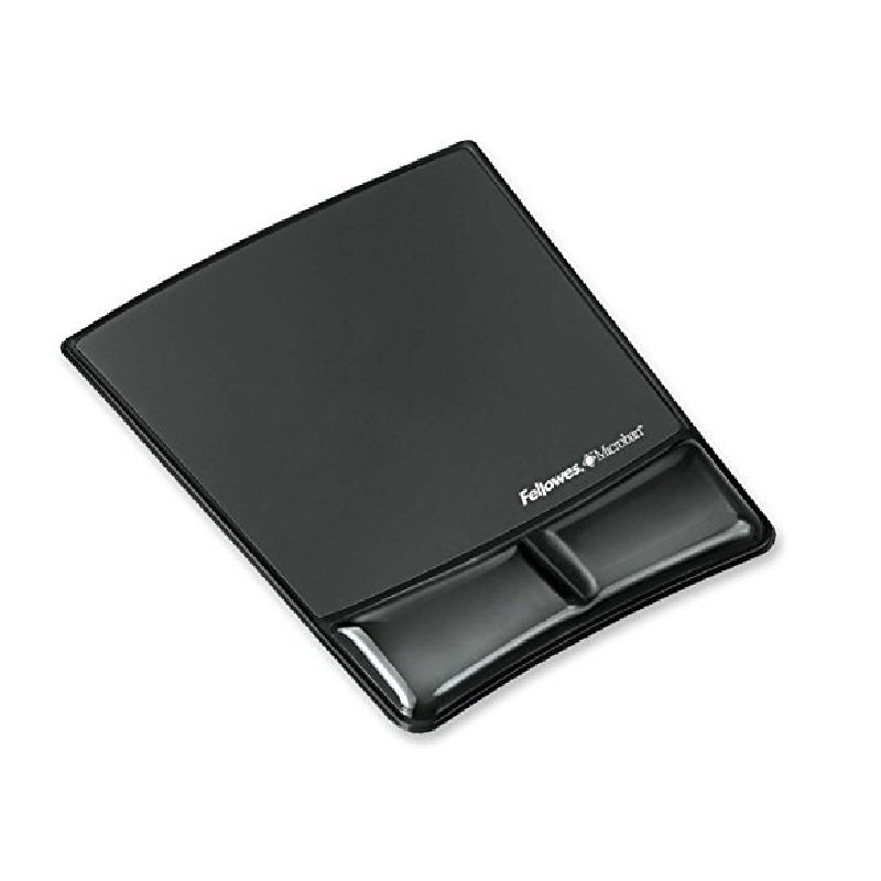 ALFOMBRILLA RATON+REPOSAMUÑECAS FELLOWES GEL NEGRO