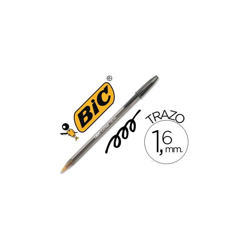 BOLIGRAFO BIC CRISTAL LARGE NEGRO