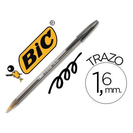BOLIGRAFO BIC CRISTAL LARGE NEGRO