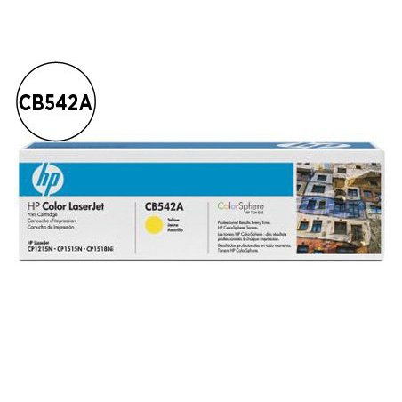 HP TONER LASER CB542A AMARILLO