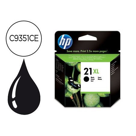 HP CARTUCHO Nº 21XL NEGRO