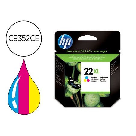 HP CARTUCHO Nº 22XL TRICOLOR
