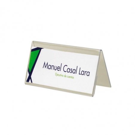 PORTANOMBRE DE SOBREMESA 120X65MM