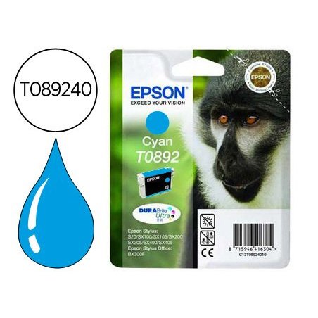 EPSON CARTUCHO T089240 CYAN