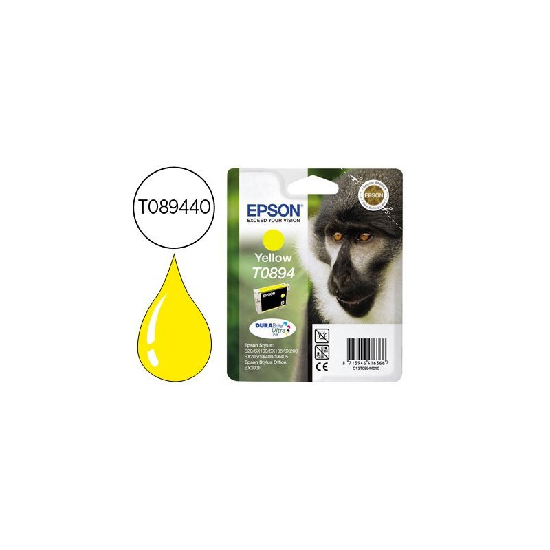 EPSON CARTUCHO T089440 AMARILLO