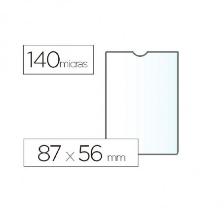 PORTACARNET ESSELTE PVC 87X56MM.