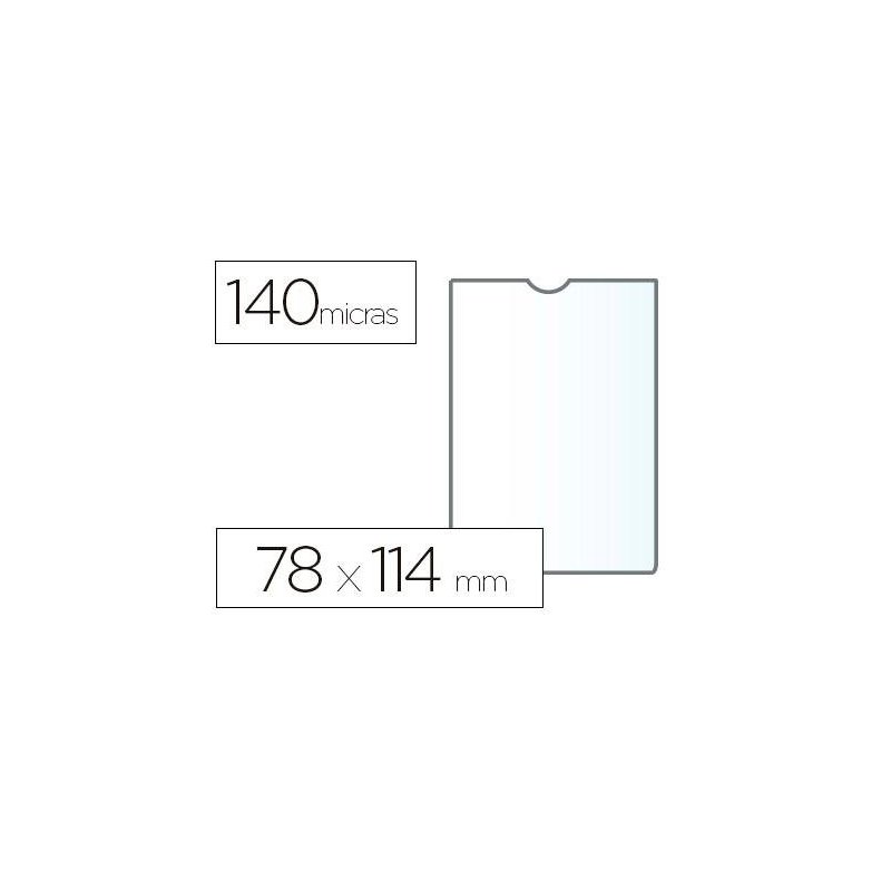 PORTACARNET ESSELTE PVC 78X114MM