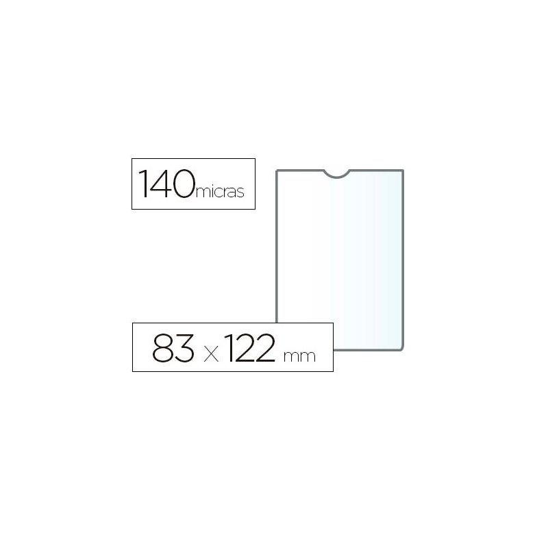 PORTACARNET ESSELTE PVC 83X122MM