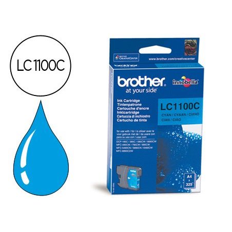 BROTHER CARTUCHO LC1100C CYAN