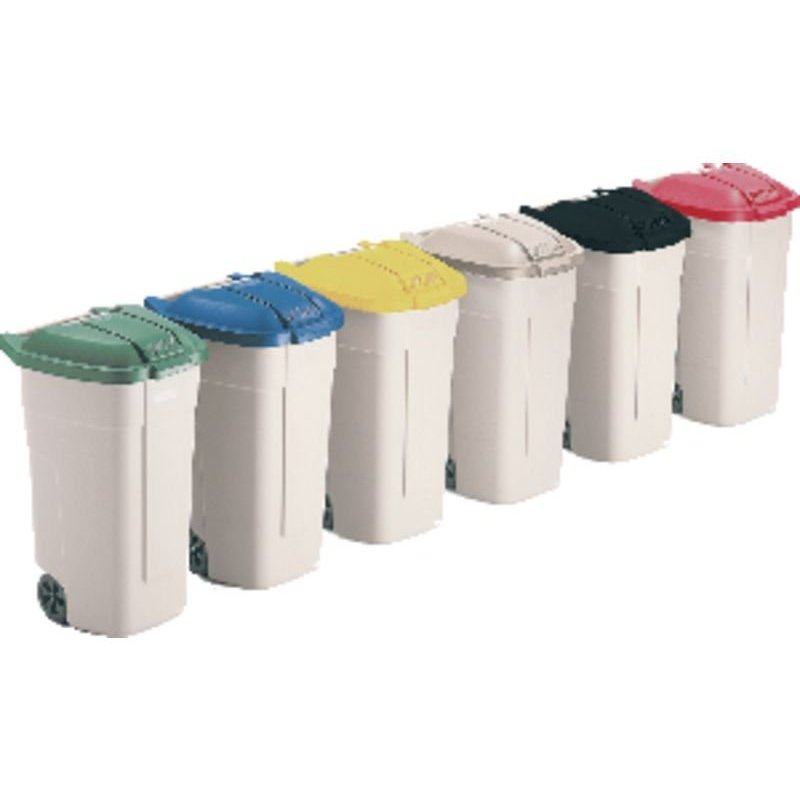 CONTENEDOR MOVIL BEIGE 800X525X505MM