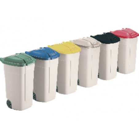 CONTENEDOR MOVIL BEIGE 800X525X505MM