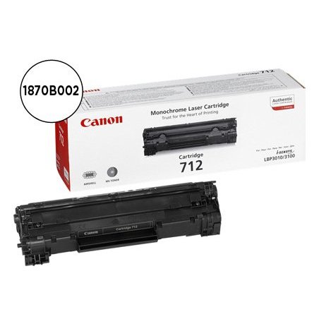 CANON TONER LASER CRG712 NEGRO