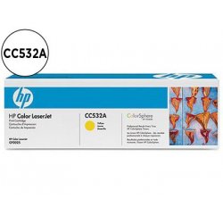 HP TONER LASER CC532A AMARILLO