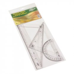 JUEGO DE REGLAS DE PLASTICO ESCOLAR FAIBO