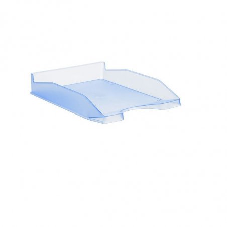 BANDEJA DE SOBREMESA PLASTICO AZUL TRANSLUCIDO