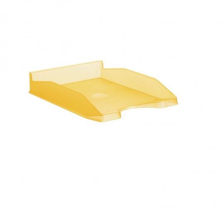 BANDEJA DE SOBREMESA PLASTICO NARANJA TRANSLUCIDO