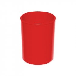 CUBILETE DE PLASTICO FAIBO OPACO ROJO