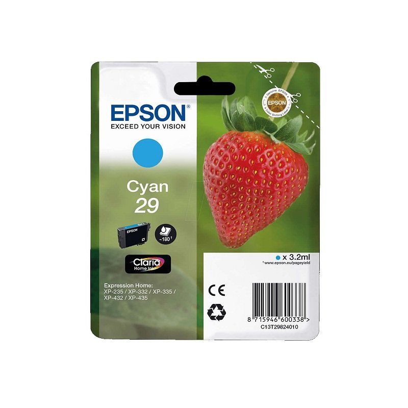 EPSON CARTUCHO T2982 CYAN