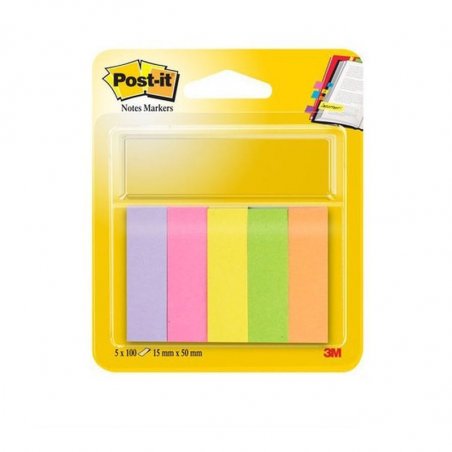 POST-IT MININOTAS ADHESIVAS NEON 15X50MM
