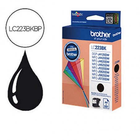 BROTHER CARTUCHO LC223 BK/C/M/Y PACK