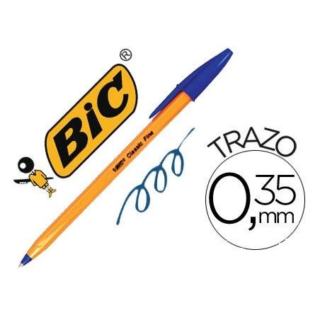 BOLIGRAFO BIC NARANJA AZUL