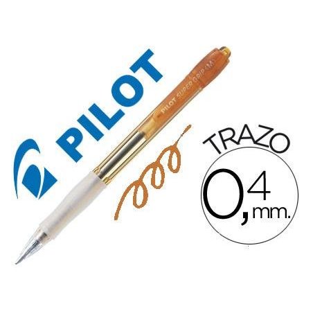 BOLIGRAFO PILOT SUPERGRIP NARANJA NEON