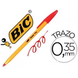 BOLIGRAFO BIC NARANJA ROJO
