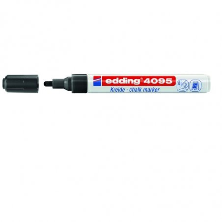 MARCADOR DE TIZA LIQUIDA EDDING 4095 NEGRO