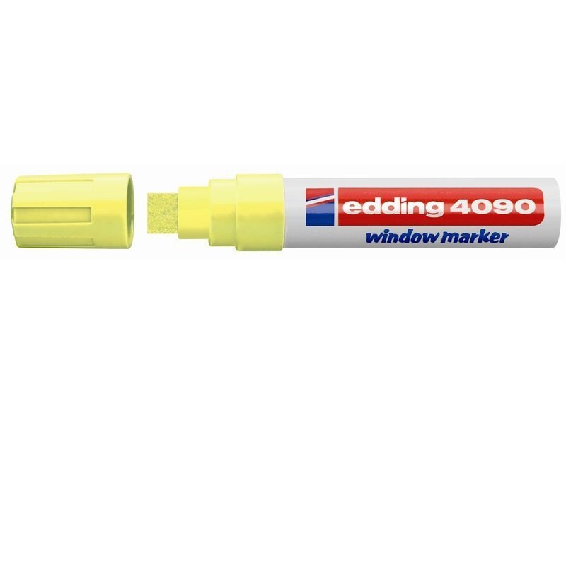 MARCADOR DE TIZA LIQUIDA EDDING 4090 AMARILLO NEON