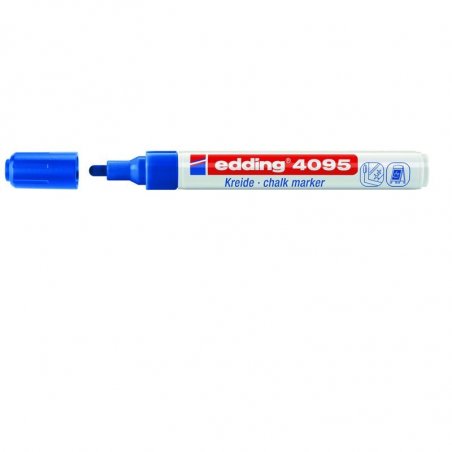 MARCADOR DE TIZA LIQUIDA EDDING 4095 AZUL