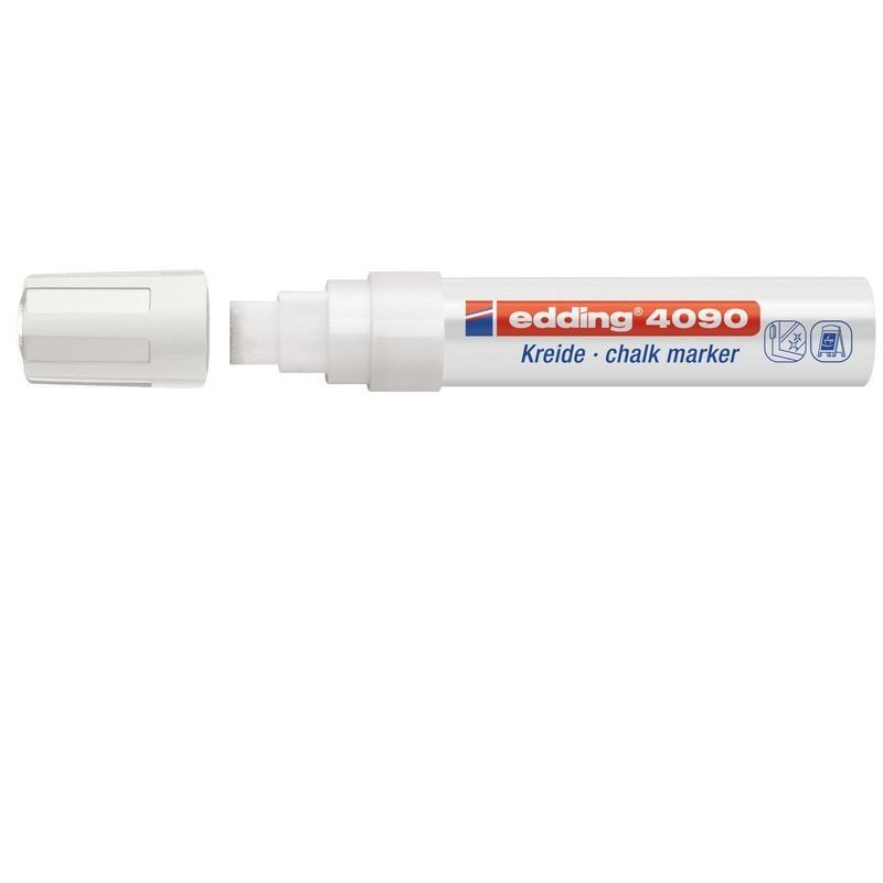 MARCADOR DE TIZA LIQUIDA EDDING 4090 BLANCO